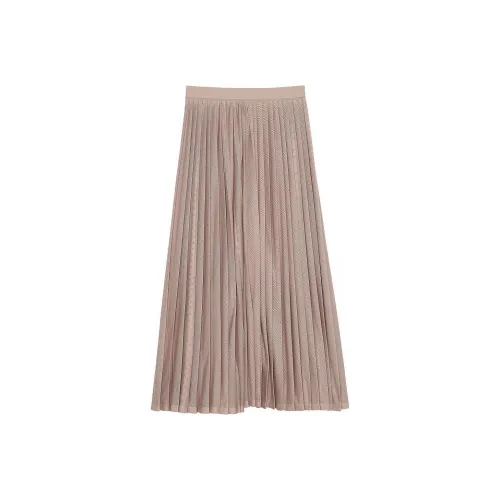 Victoria's Secret VS Elevate Mesh Ballet Skirt / Bare Taupe Casual Long Skirts Women's Taupe