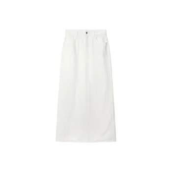 COVERINS Casual Long Skirt Women's White