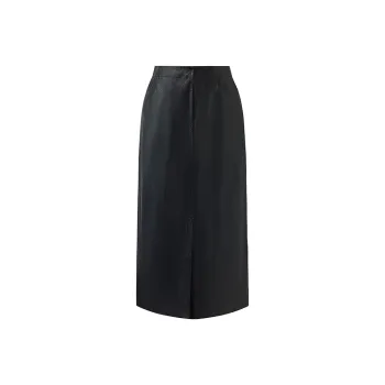 GOELIA Casual Long Skirt Women's Black
