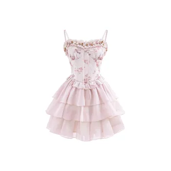 Blovelan Slip Dresses Women's Peony Pink