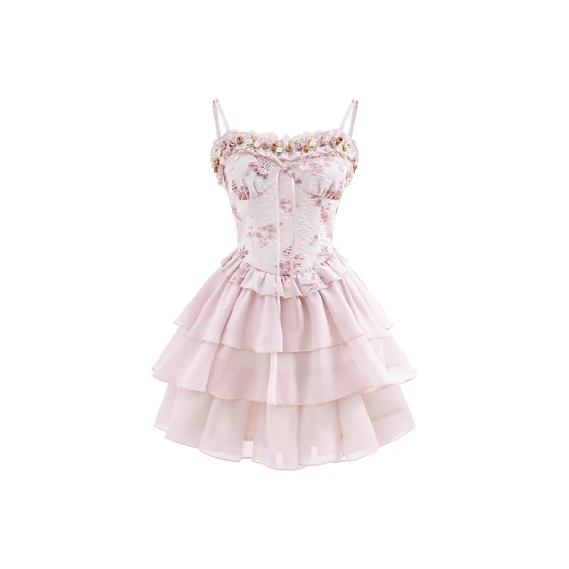 Blovelan Slip Dresses Women's Peony Pink-0