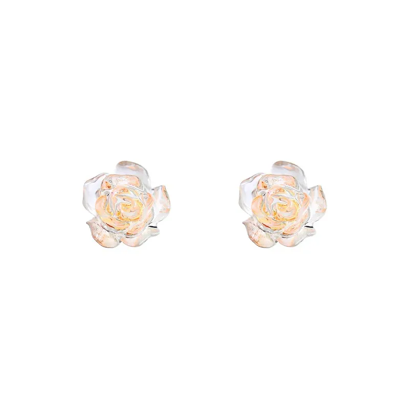 NVBBK Sterling Silver Stud Earrings Women's-6