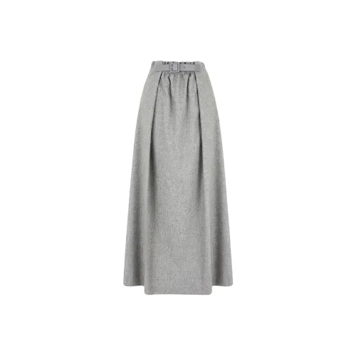 EMPORIO ARMANI Flannel Maxi Skirt