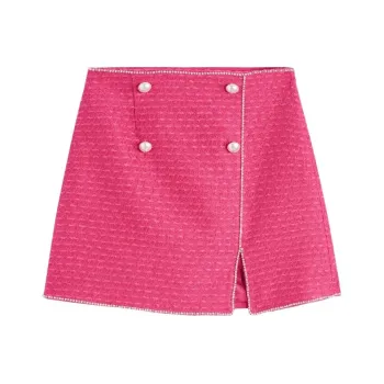 Bebe Casual Short Skirts Women's Rose Red