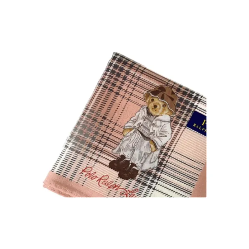 Polo Ralph Lauren Silk Scarves Unisex Soft Pink-2