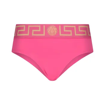 VERSACE Greca Border Bikini Briefs 'Fuxia'