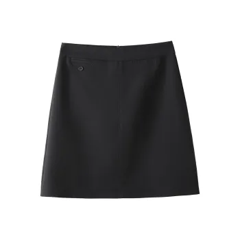 0571 Family Casual Short Skirts Women's Black
