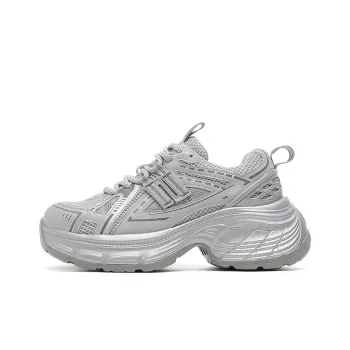 LINGPAO Height Increasing Low Top Chunky Sneakers Women's