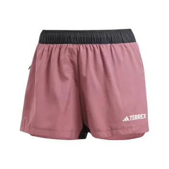 Adidas Terrex Multi Trail Running Shorts Sports Shorts Women's Dark Red