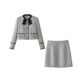 Cypress House Skirt Set Women's Light Gray