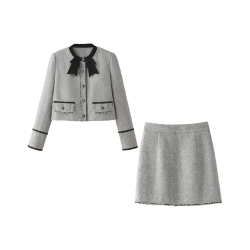 Cypress House Skirt Set Women's Light Gray