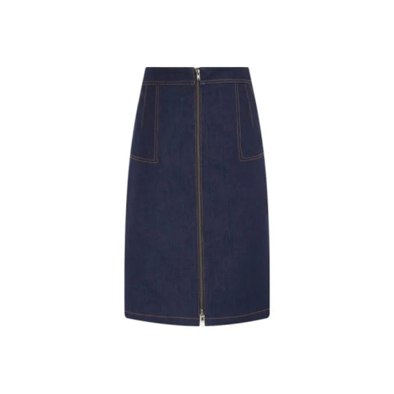 DVF Diane Von Furstenberg Denim Short Skirts Women's Blue-0