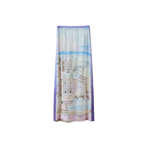 NancyCavally Casual Long Skirts Women's Paris Iron Tower
