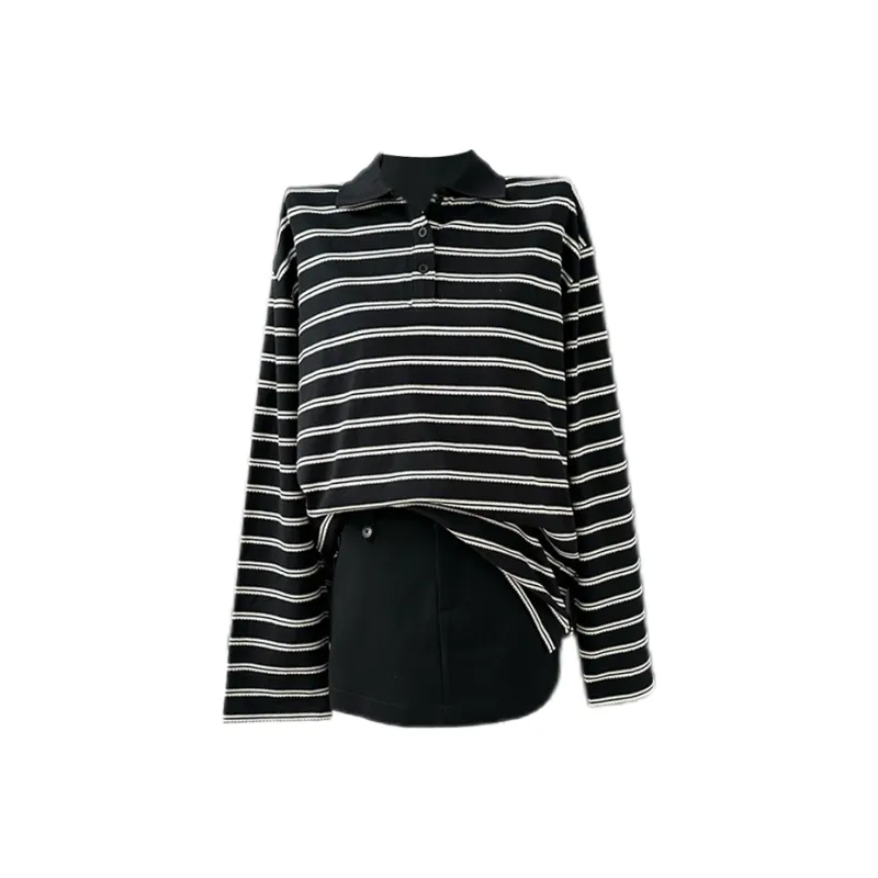 Udon House Skirt Set Women's Black-0