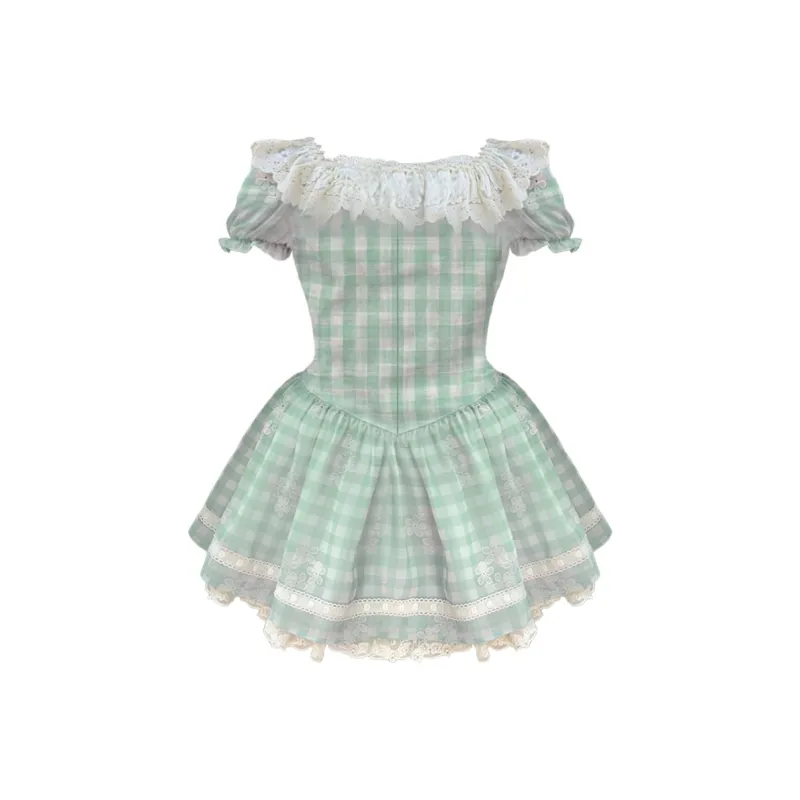 AINUOERMY Short Sleeved Dress Women's-14