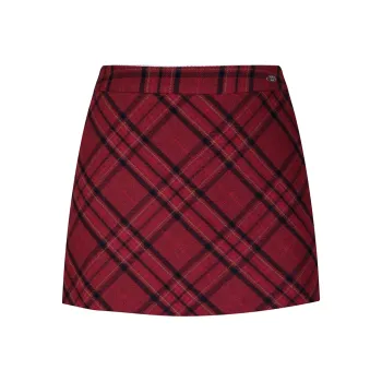 NTOT Casual Short Skirts Women's Red
