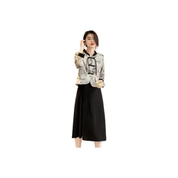 CARBAMMI Skirt Set Women's Gray