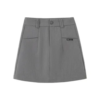 0571 Family Casual Short Skirts Women's Gray