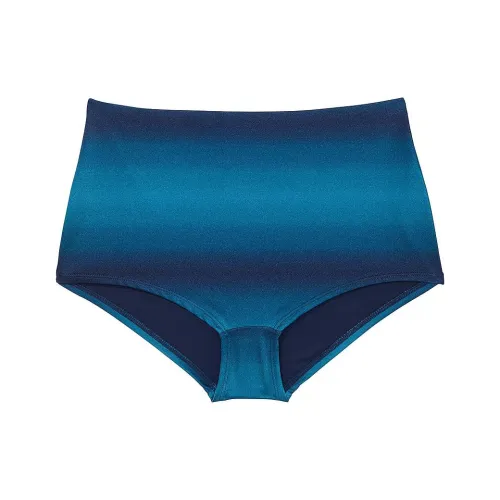Victoria's Secret Mix & Match Boyshort Bikini Bottom / Blue Ombre Swimming Shorts Women's Blue Gradient