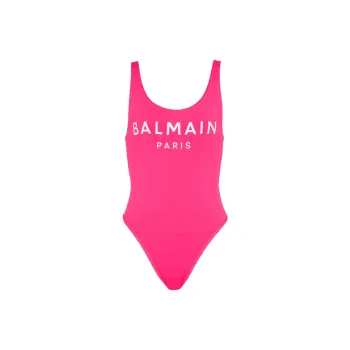 BALMAIN Balmain Paris Swimsuit One-piece Swimsuit Women's Pink
