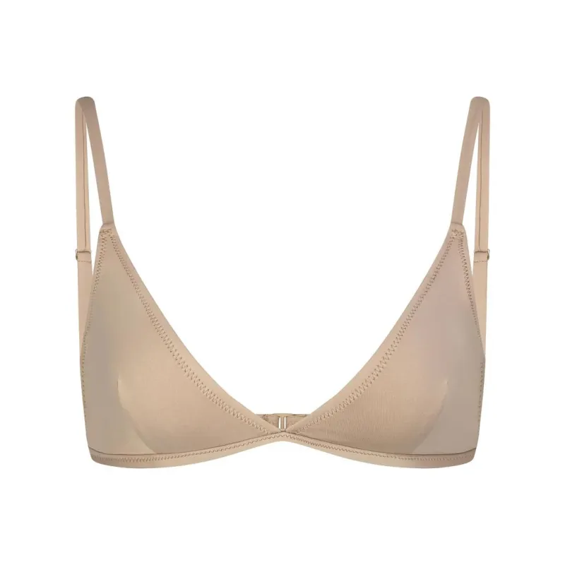SKIMS SIGNATURE SWIM ADJUSTABLE TRIANGLE TOP Bikini Women's DESERT/Desert-0