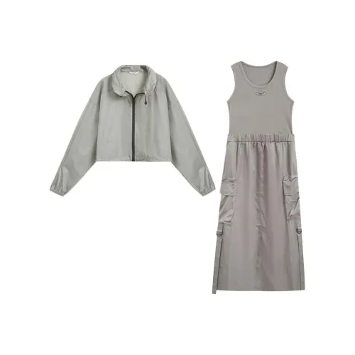 ZIHAN Two Piece Skirt Sets Women's