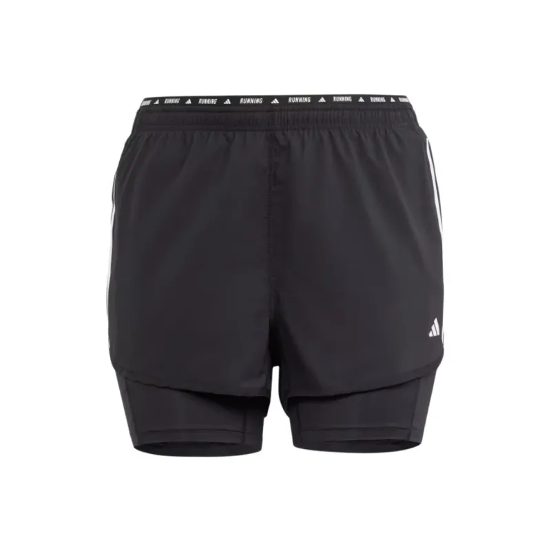 Adidas Free Shipping With AdiClub Own The Run 3-Stripes 2-in-1 Shorts-0