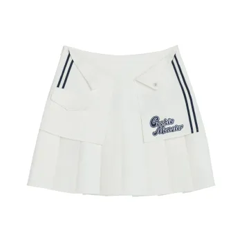 SNBL Casual Short Skirts Women's White