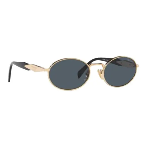 PRADA Oval Frame Sunglasses