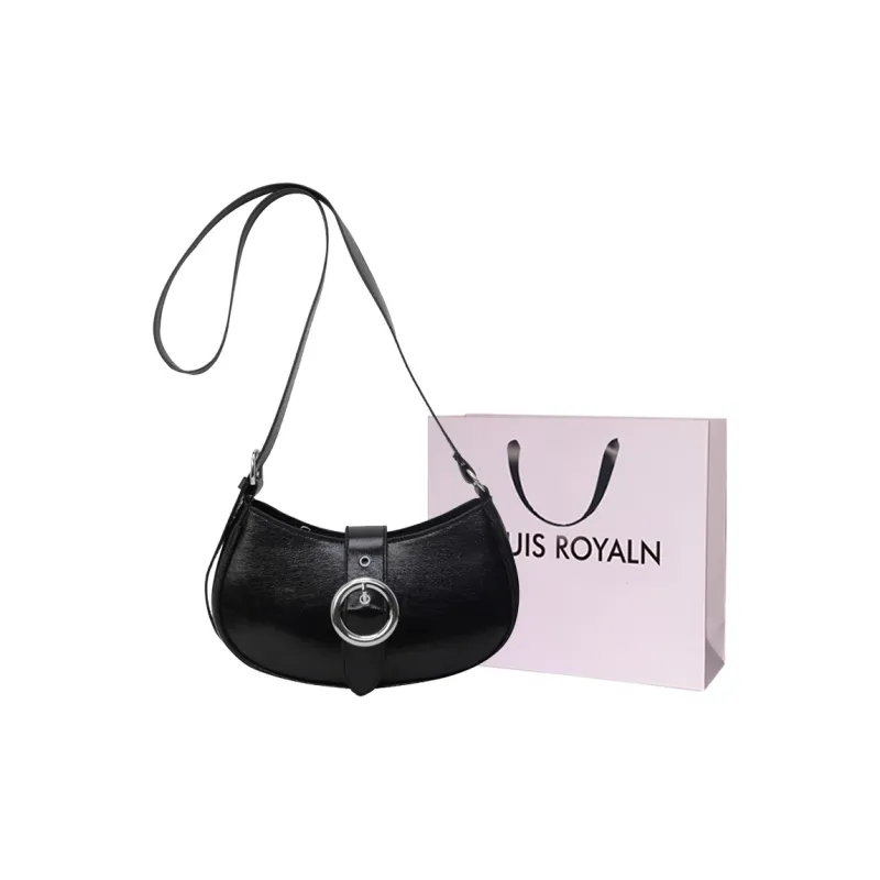 LOUIS ROYALN PU Crossbody Bag, Shoulder Bag Women's Rose Gold/Silver/Black-6