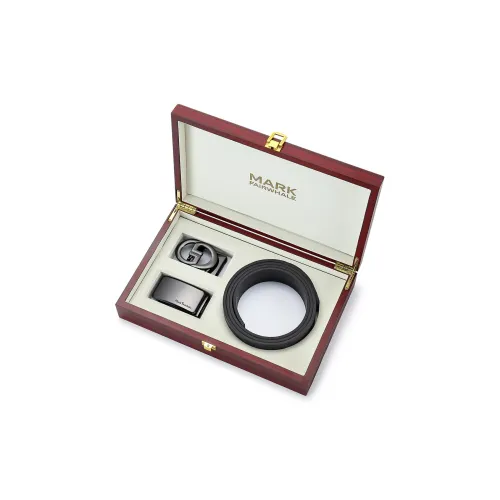 FAIRWHALE Top Grain Cow Leather Belt Men's Width 3.5CM