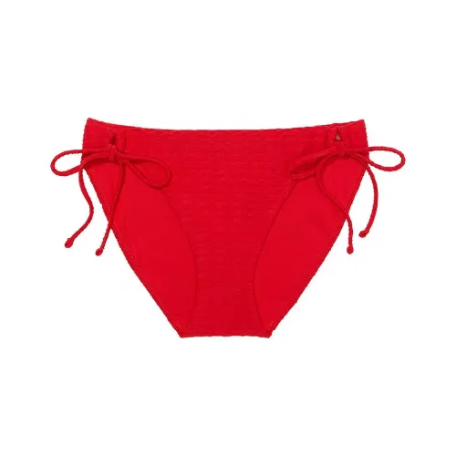 Victoria's Secret PINK Mix & Match Side-Tie Bikini Bottom / Lipstick Swimming Shorts Women's Red