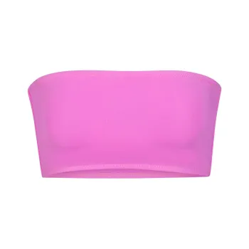 SKIMS SIGNATURE SWIM BANDEAU BIKINI TOP Bikini Women's NEON ORCHID/Neon Orchid