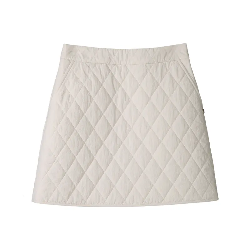 Fstudio Casual Short Skirts Women's Beige/Coffee-0