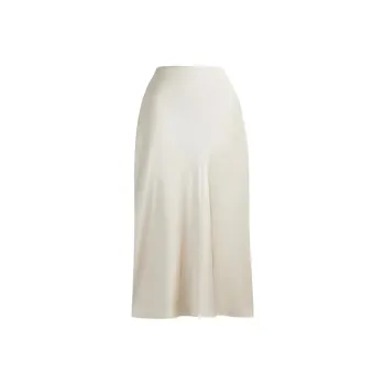 COACH SS24 Casual Long Skirt Women's Cream