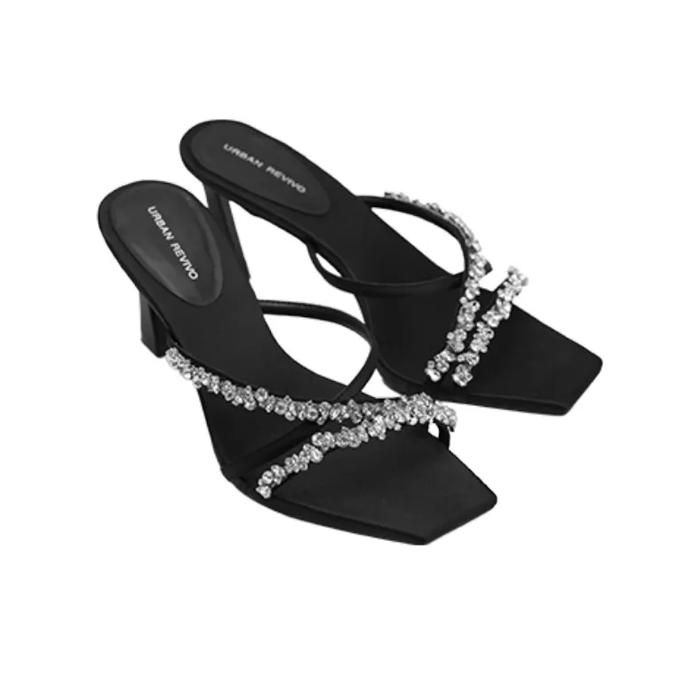 URBAN REVIVO Abrasion Resistant, Odor Resistant Slide Slippers Women's-1