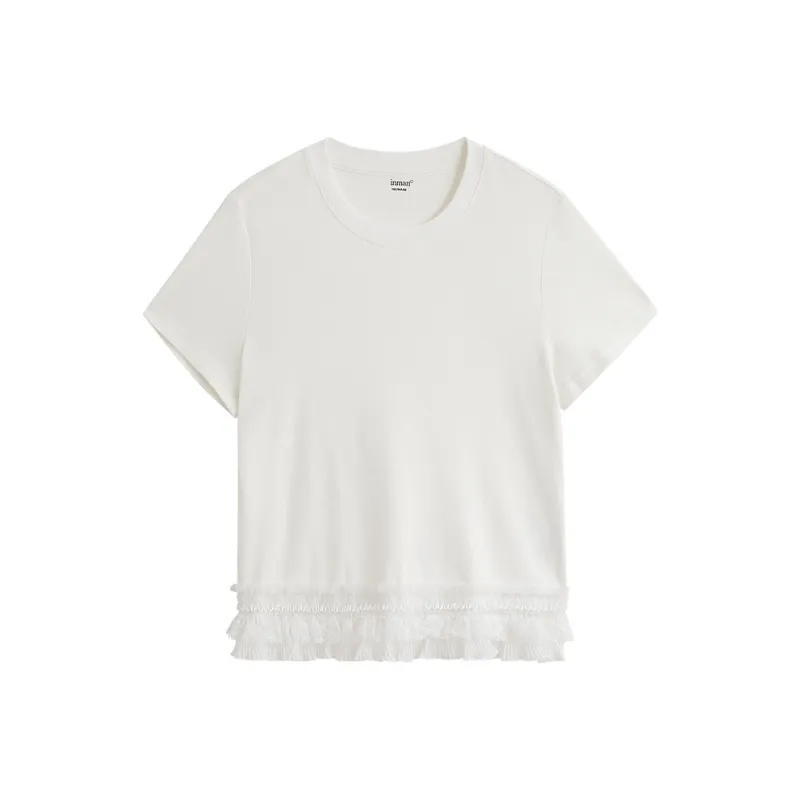 Inman T Shirts Women's Pearl White-0