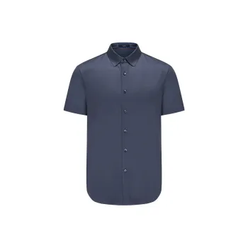 DIDIBOY T Shirts Men Denim Dark Blue