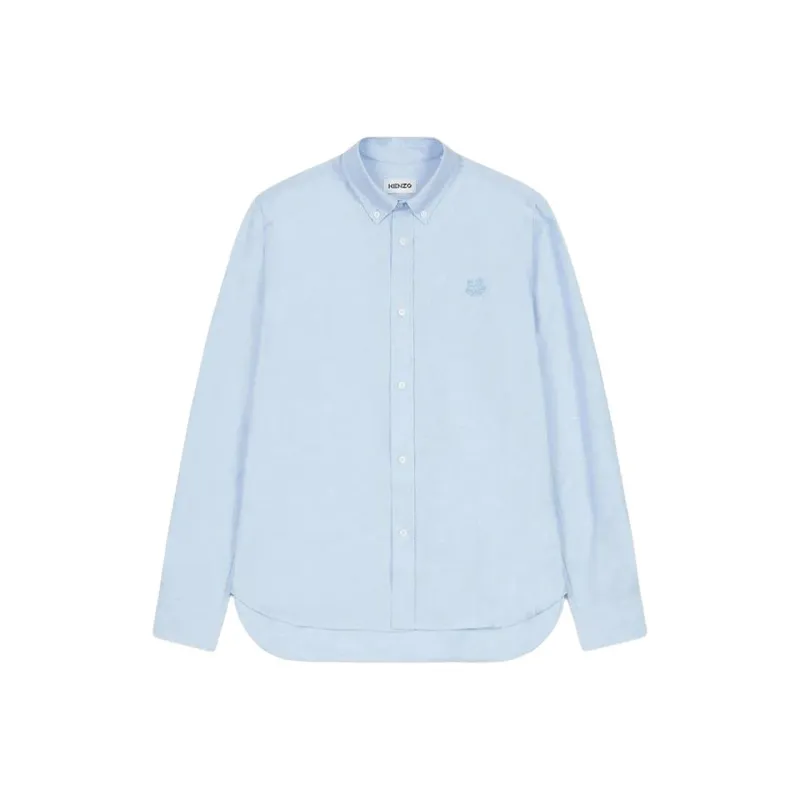 KENZO Shirts Men Light Blue-0