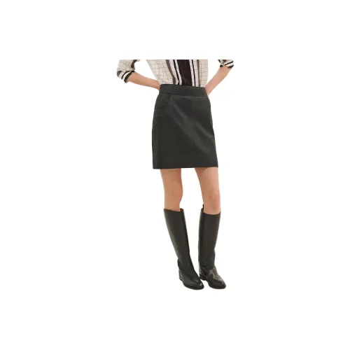 HERMES Casual Short Skirts Women's Black