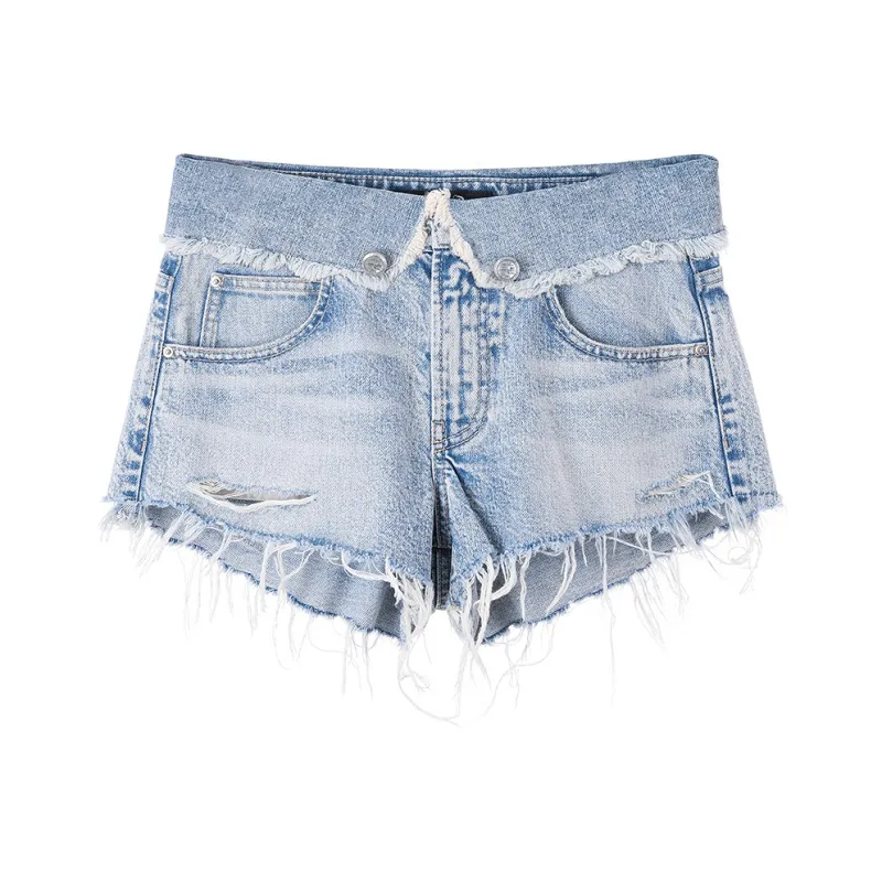 Miss Sixty Denim Shorts Women's Light Blue-0