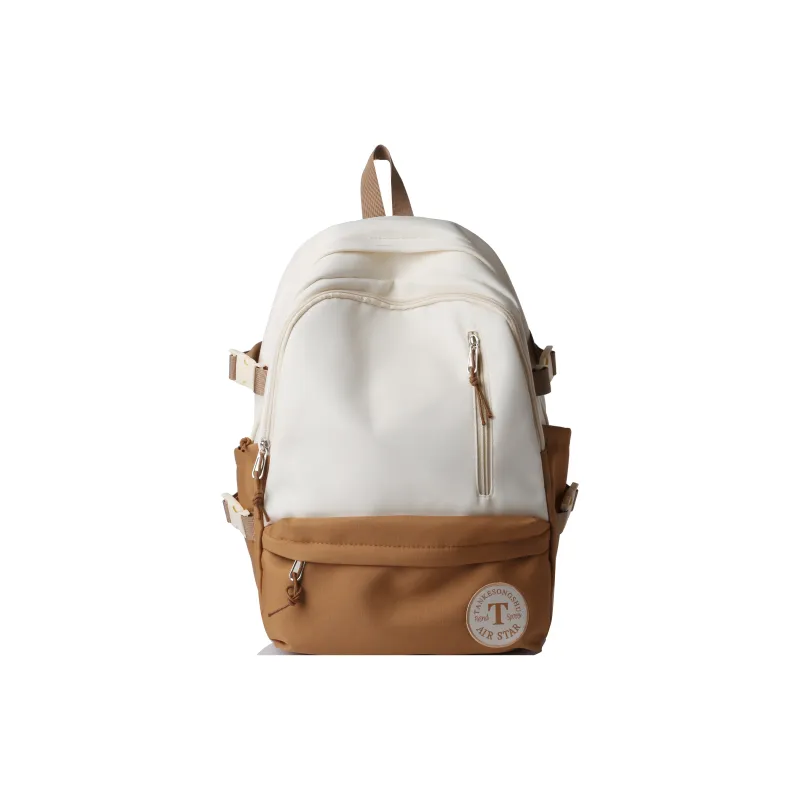 TOUTSEUL YOLO Nylon Backpack Regular Unisex Light Gray/Black/Pink/Khaki-16