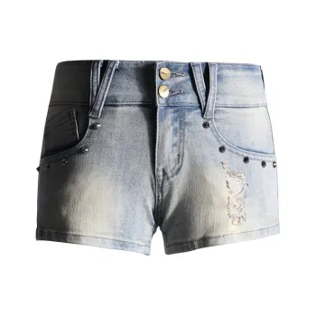ZAVK Denim Shorts Women's Vintage Blue