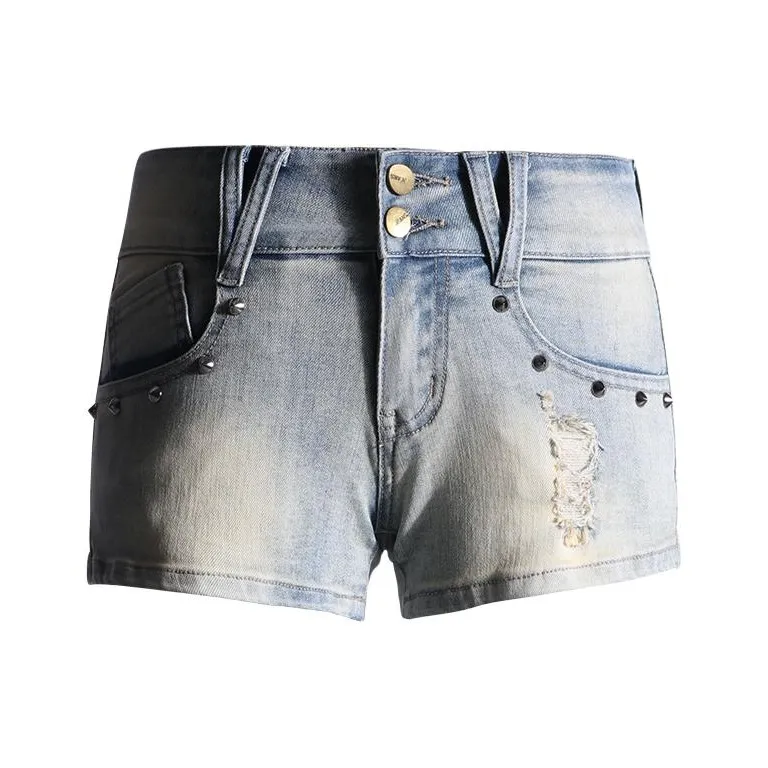 ZAVK Denim Shorts Women's Vintage Blue-0
