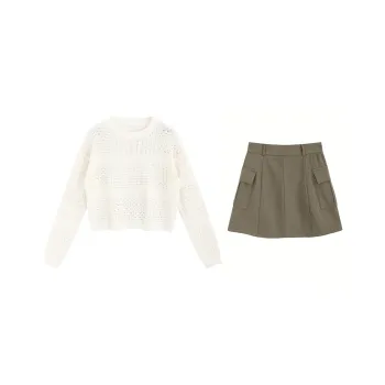 SNZX Two Piece Skirt Sets Women's