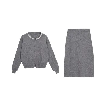 PZHK Two Piece Skirt Sets Women's