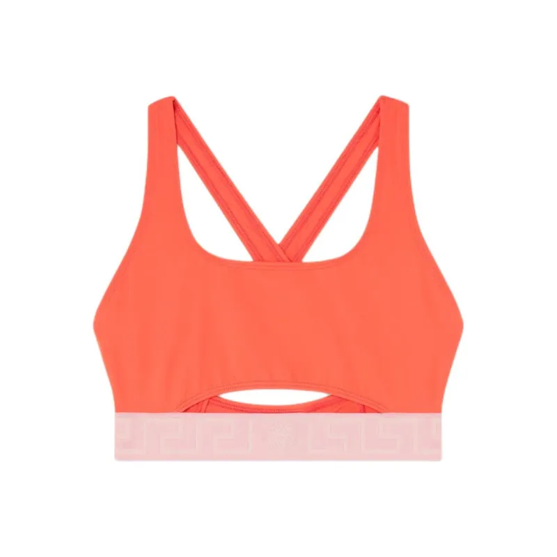 VERSACE Greca Border Bikini Top-0