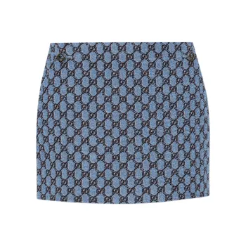 GUCCI Gg Shadow Bouclé Mini Skirt