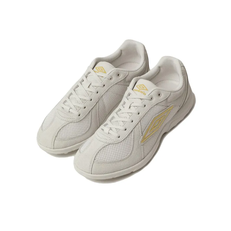 Umbro Shock Absorbers With Slip Resistant Features Low Top Casual Shoes Unisex White Gold-1