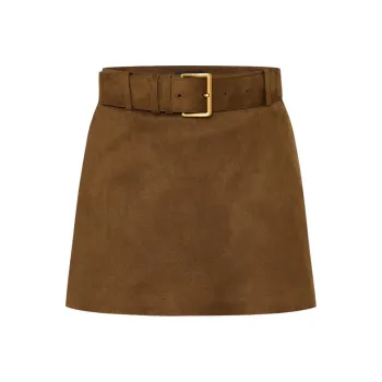 MOCO Casual Short Skirts Women's Toffee